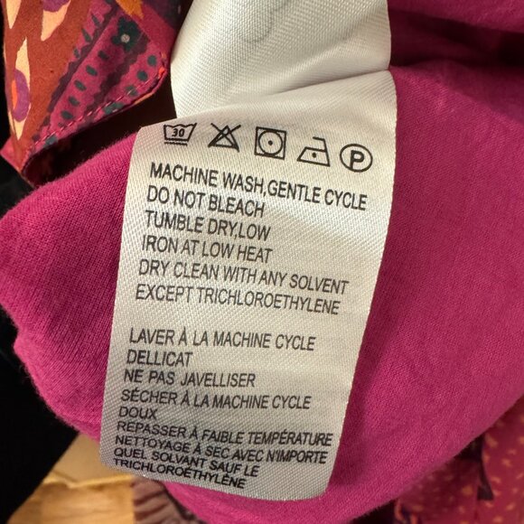 Karanina Print Silk Jersey High Neck Bubble Hem Dress Size 4 - Picture 9 of 9